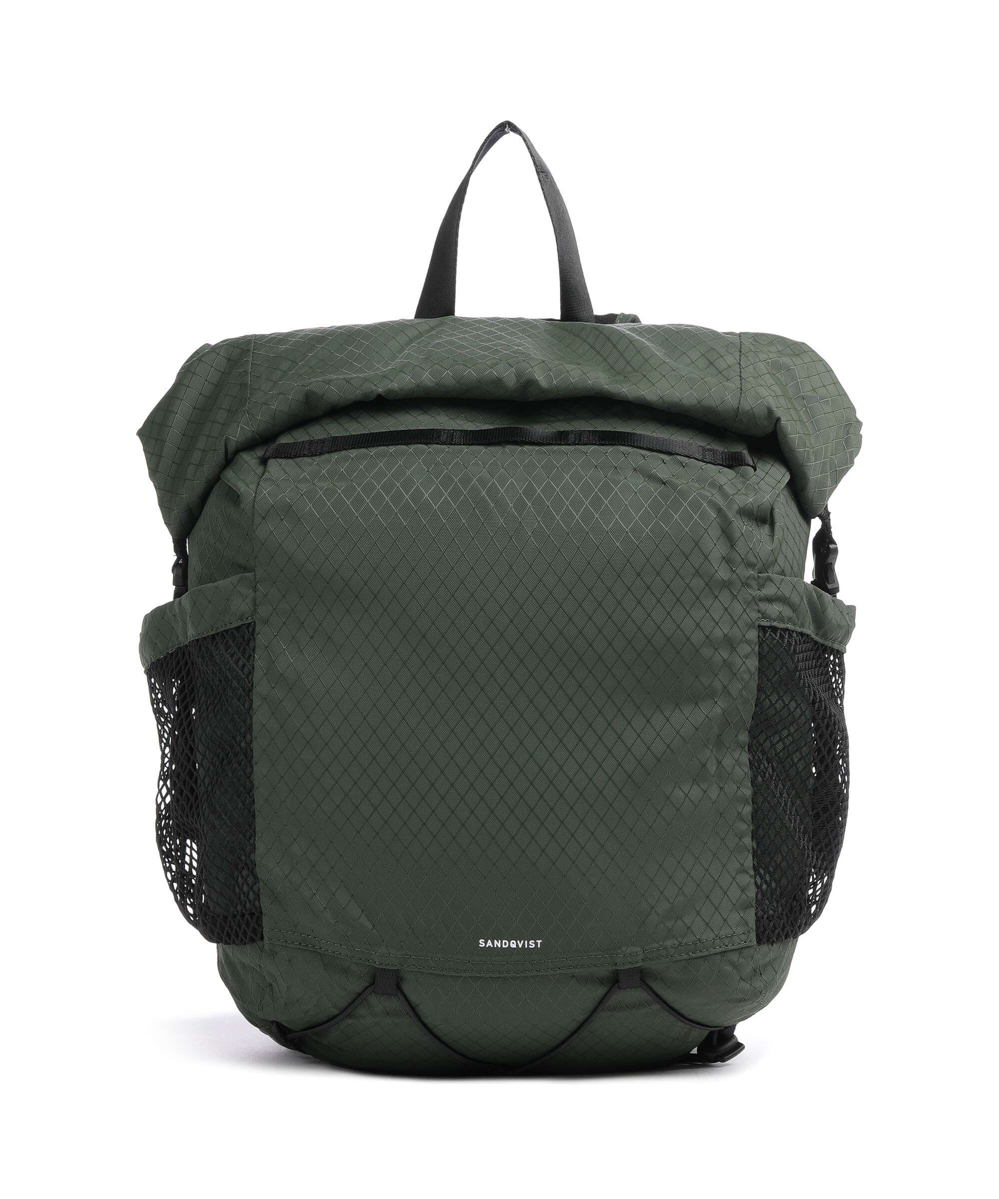 Sandqvist Stream Taped Nils Rolltop backpack dawn green
