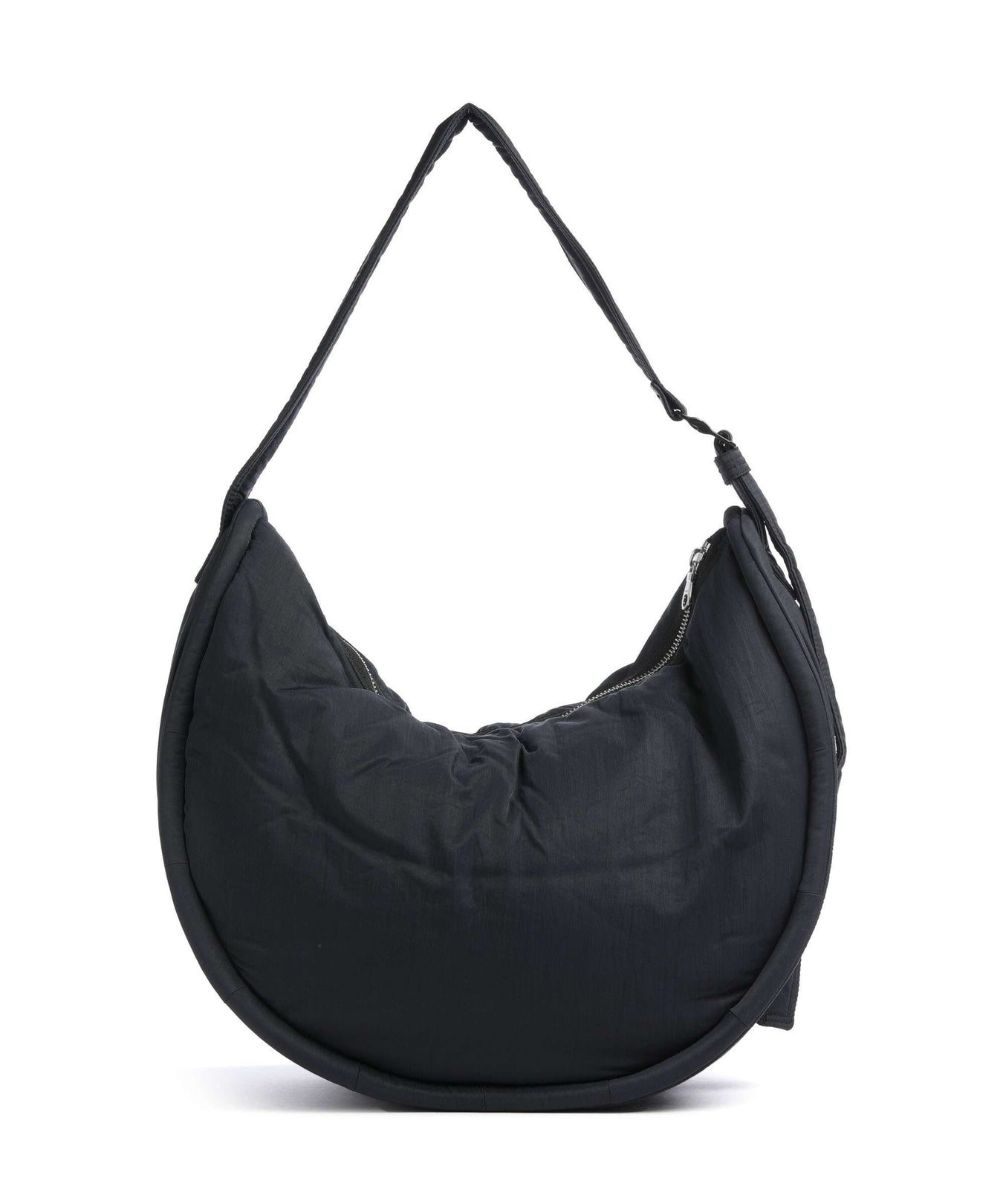 Sandqvist Curve L Hobo bag black
