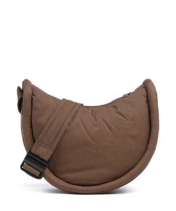 Sandqvist Curve S Taška cez rameno dark taupe