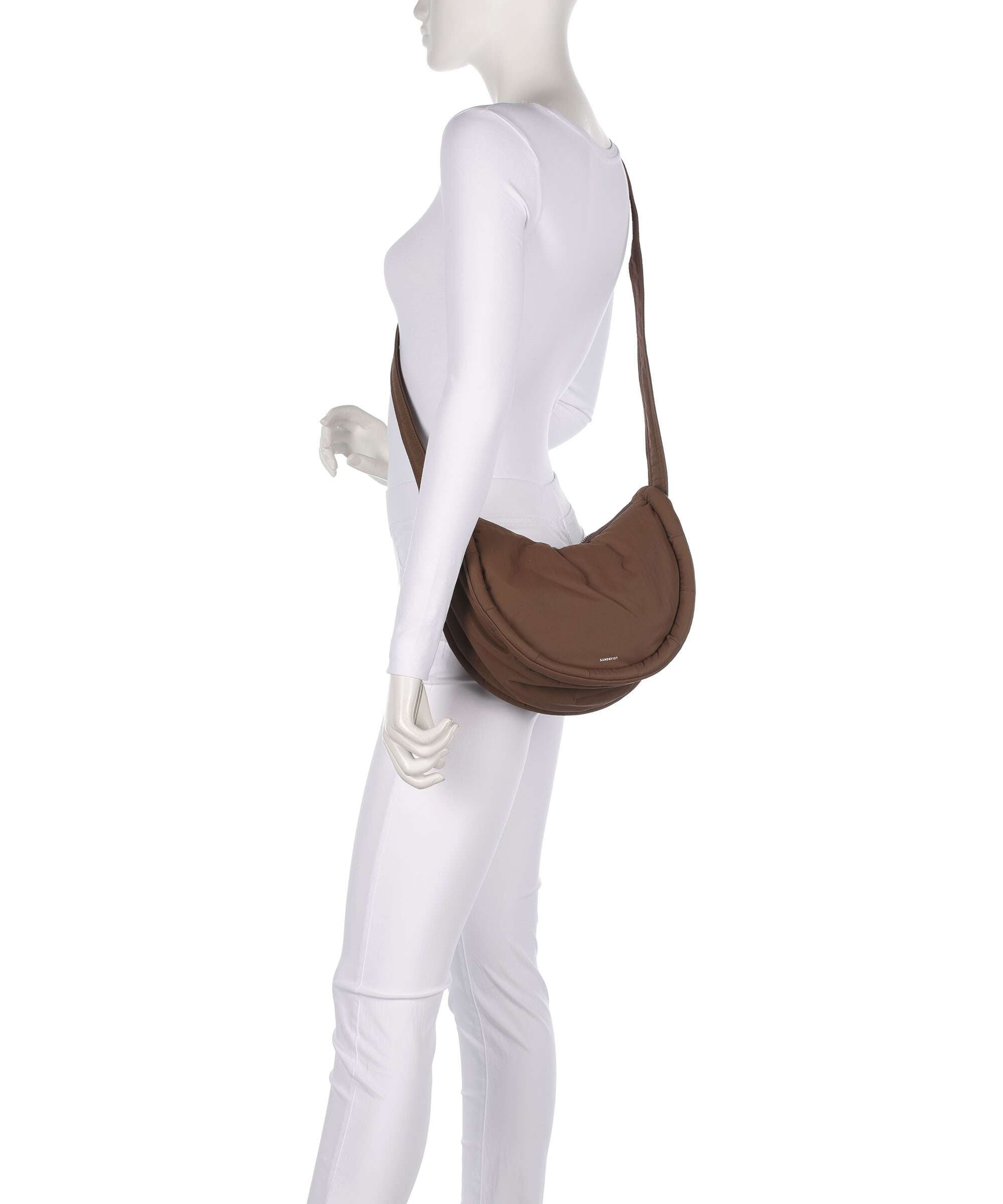 Sandqvist Curve S Crossbody bag dark taupe