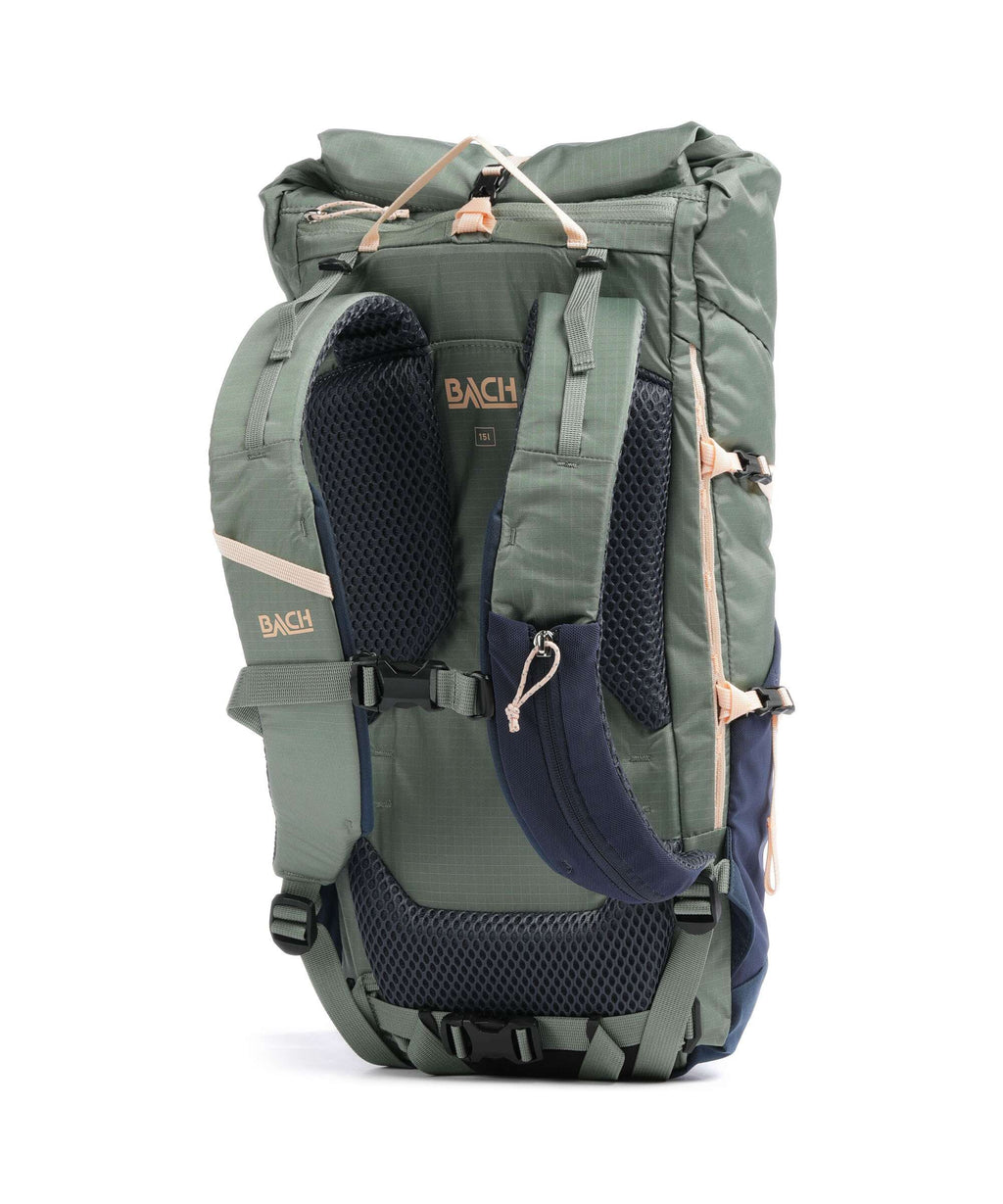 Bach Molecule 15 Hiking backpack sage green/midnight blue