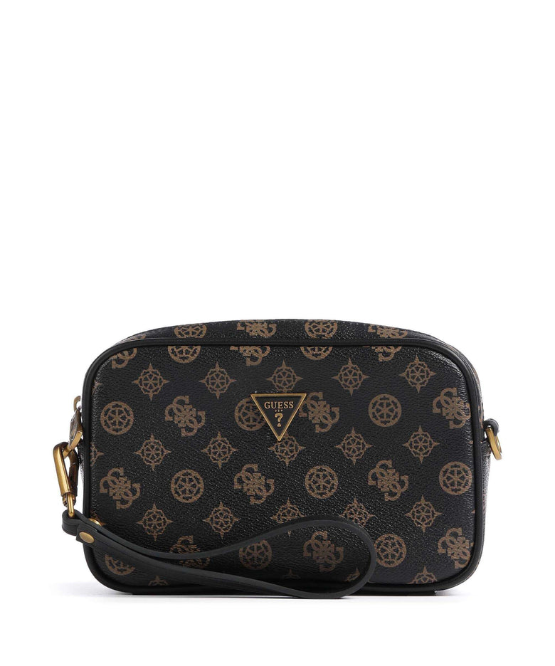 Guess Torino Toiletry bag dark brown/ochre