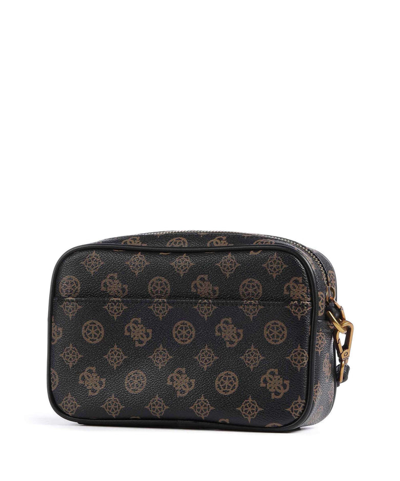Guess Torino Toiletry bag dark brown/ochre