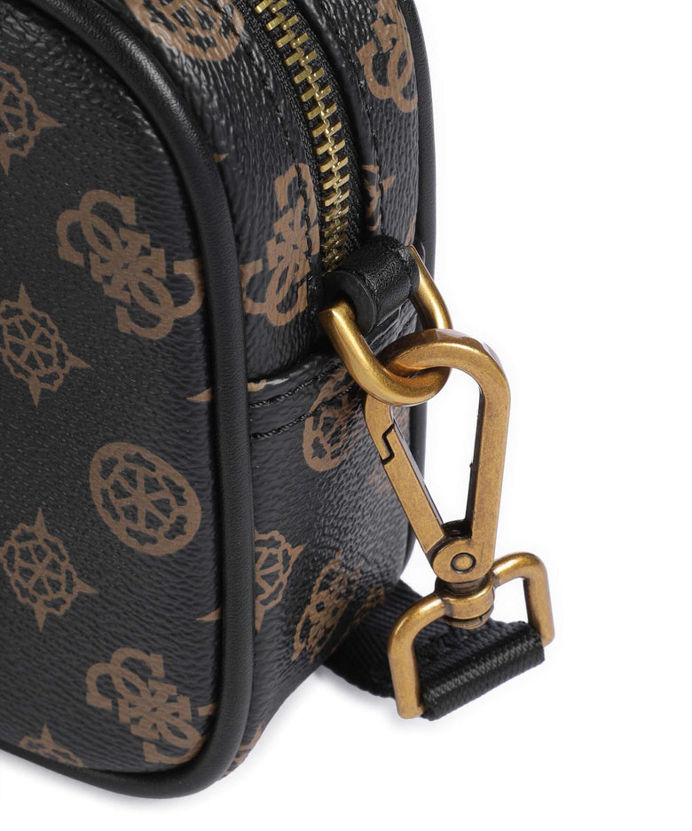 Guess Torino Toiletry bag dark brown/ochre