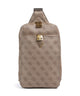 Guess Milano Taška typu sling beige/brown