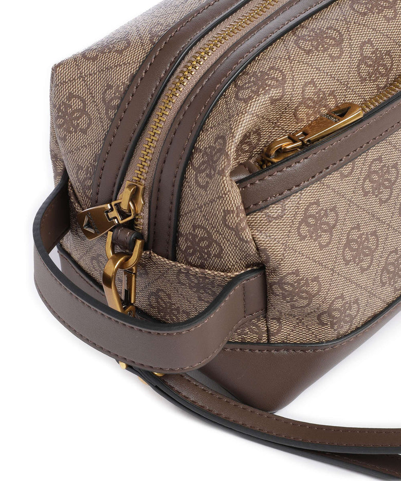 Guess Milano 4G Eco Toiletry bag beige/brown