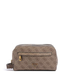 Guess Milano Toaletná taška beige/brown