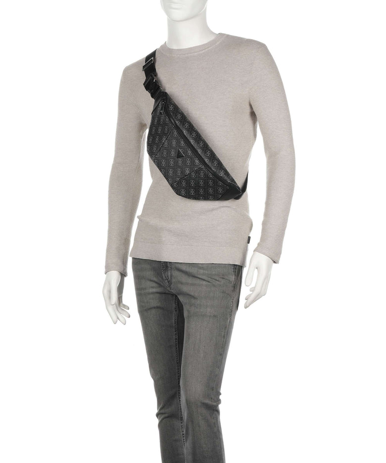 Guess Vezzola Eco Fanny pack dark black