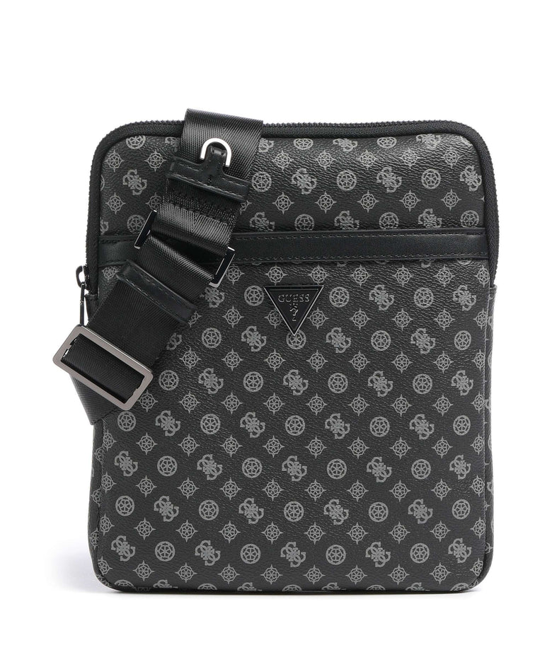 Guess Poeny Eco Micro Crossbody bag dark black