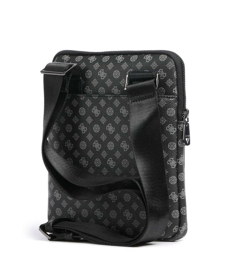 Guess Poeny Eco Micro Crossbody bag dark black