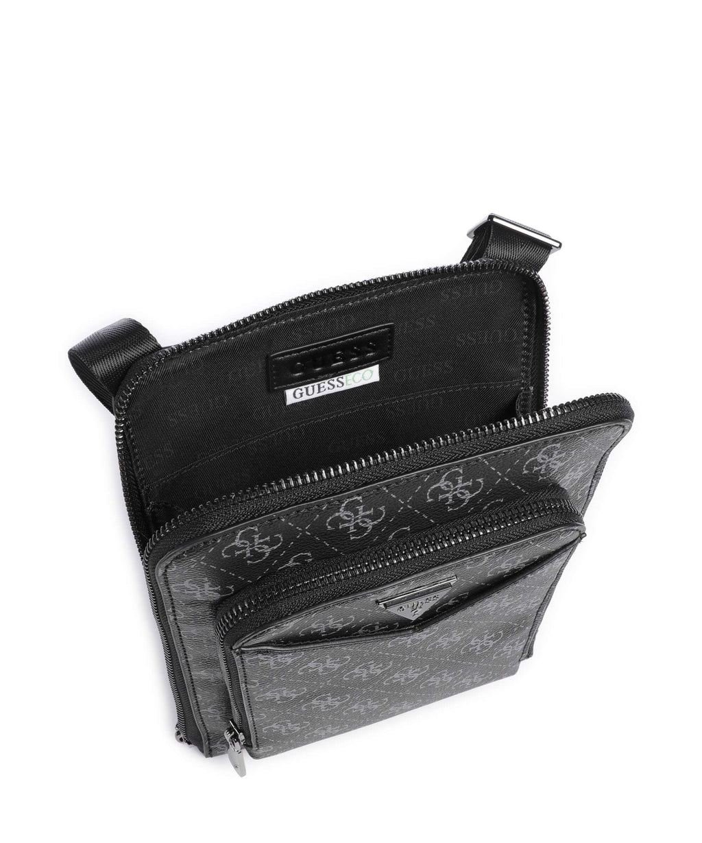 Guess Siena 4G Eco Crossbody bag dark black