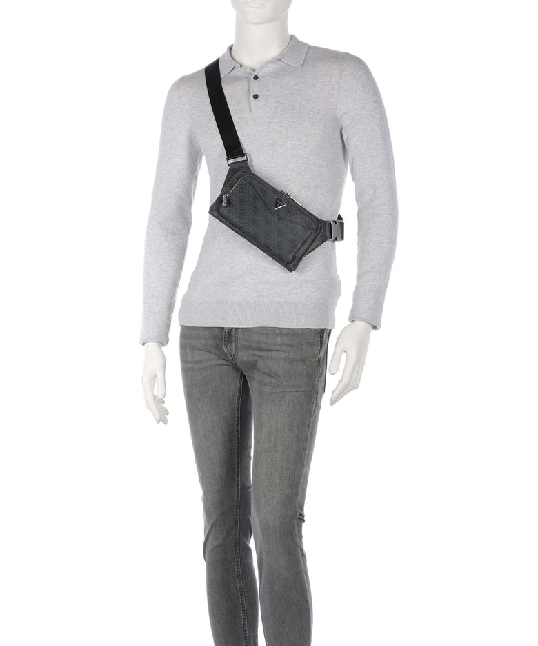 Guess Siena 4G Eco Fanny pack black