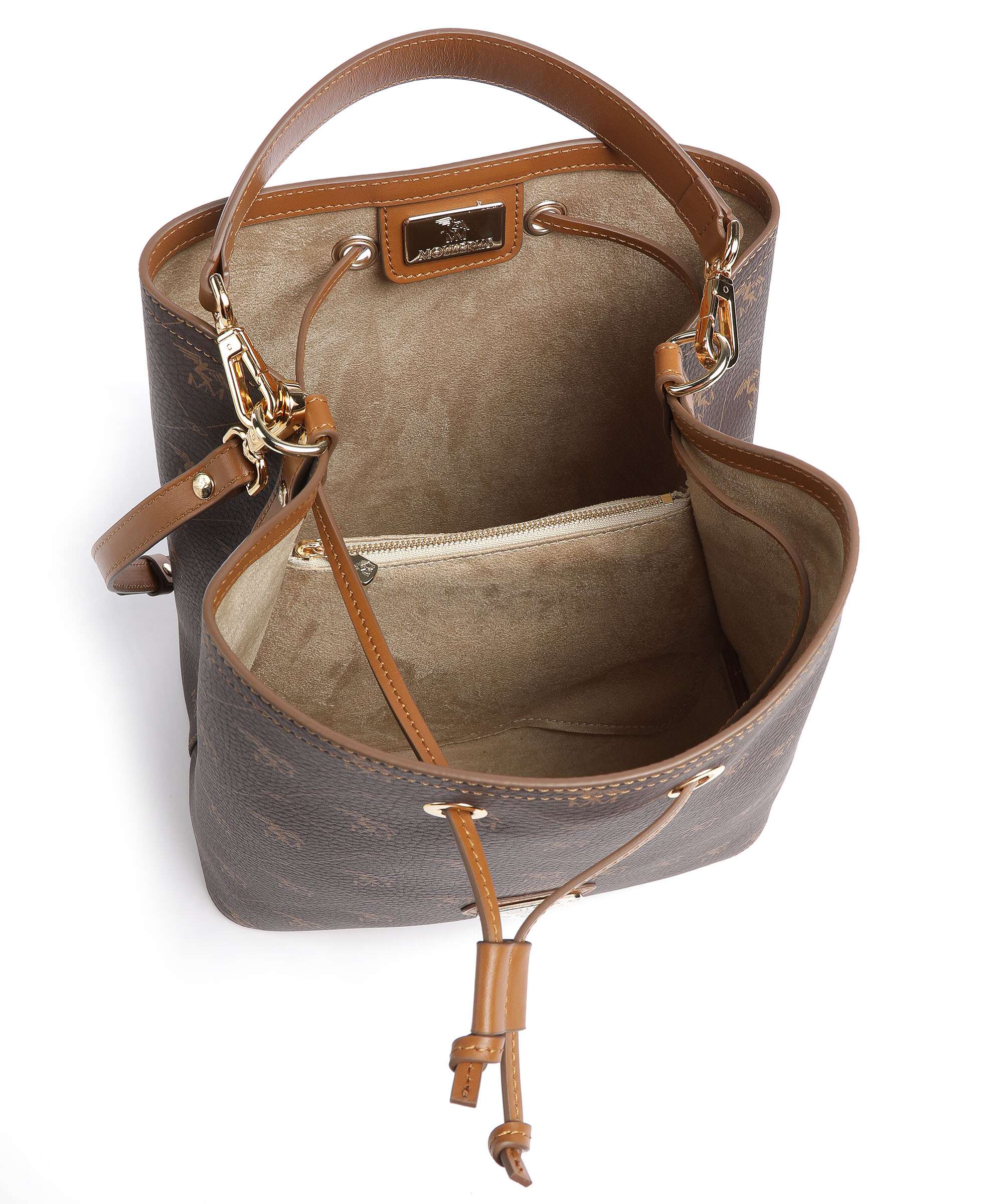 Maison Mollerus Pecarus Grabs Bucket bag soft braun