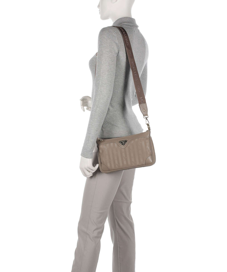 Maison Mollerus Vinerus Flums Crossbody bag taupe/grau