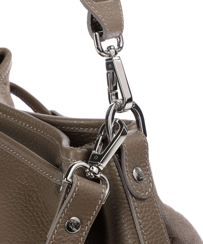 Maison Mollerus Stampato Niesen Bucket bag taupe/grau