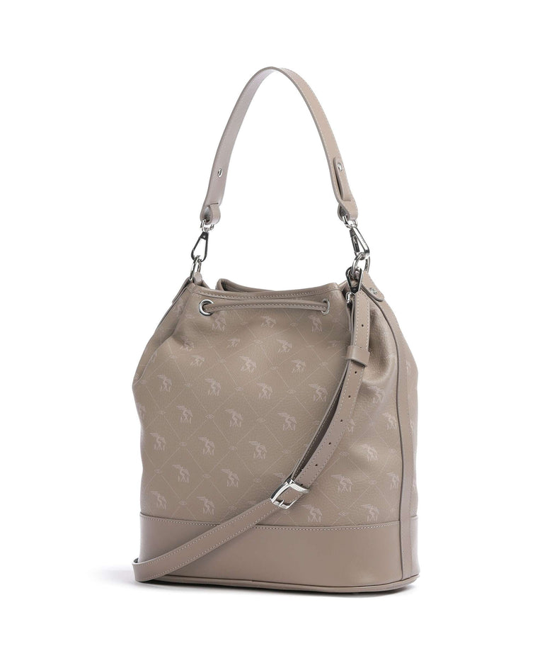 Maison Mollerus Pecarus Niesen Bucket bag taupe/rosé