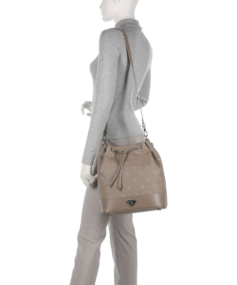 Maison Mollerus Pecarus Niesen Bucket bag taupe/rosé