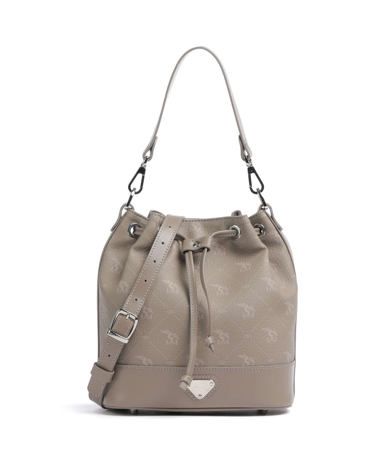 Maison Mollerus Pecarus Sion Bucket bag taupe/rosé/silber