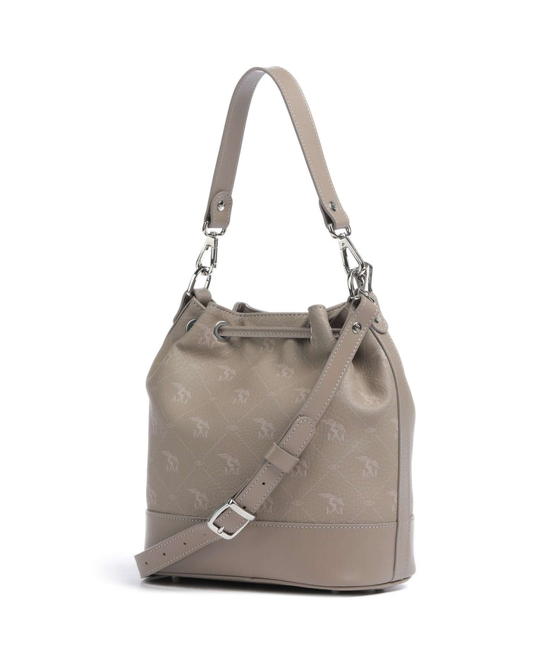 Maison Mollerus Pecarus Sion Bucket bag taupe/rosé/silber