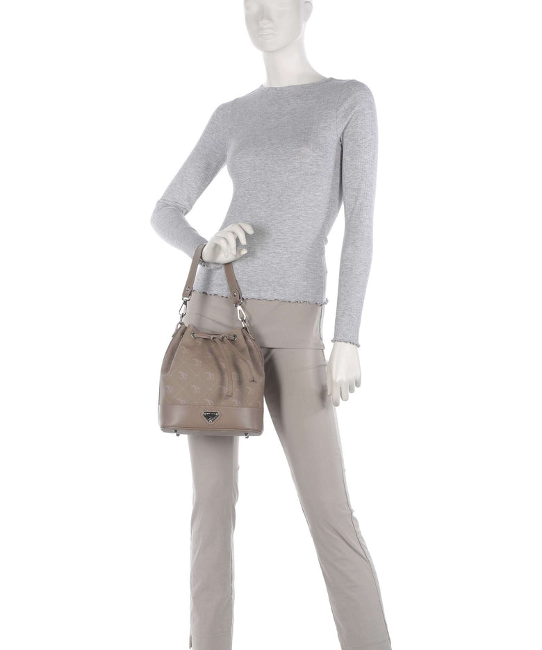 Maison Mollerus Pecarus Sion Bucket bag taupe/rosé/silber