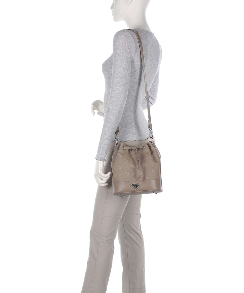 Maison Mollerus Pecarus Sion Bucket bag taupe/rosé/silber