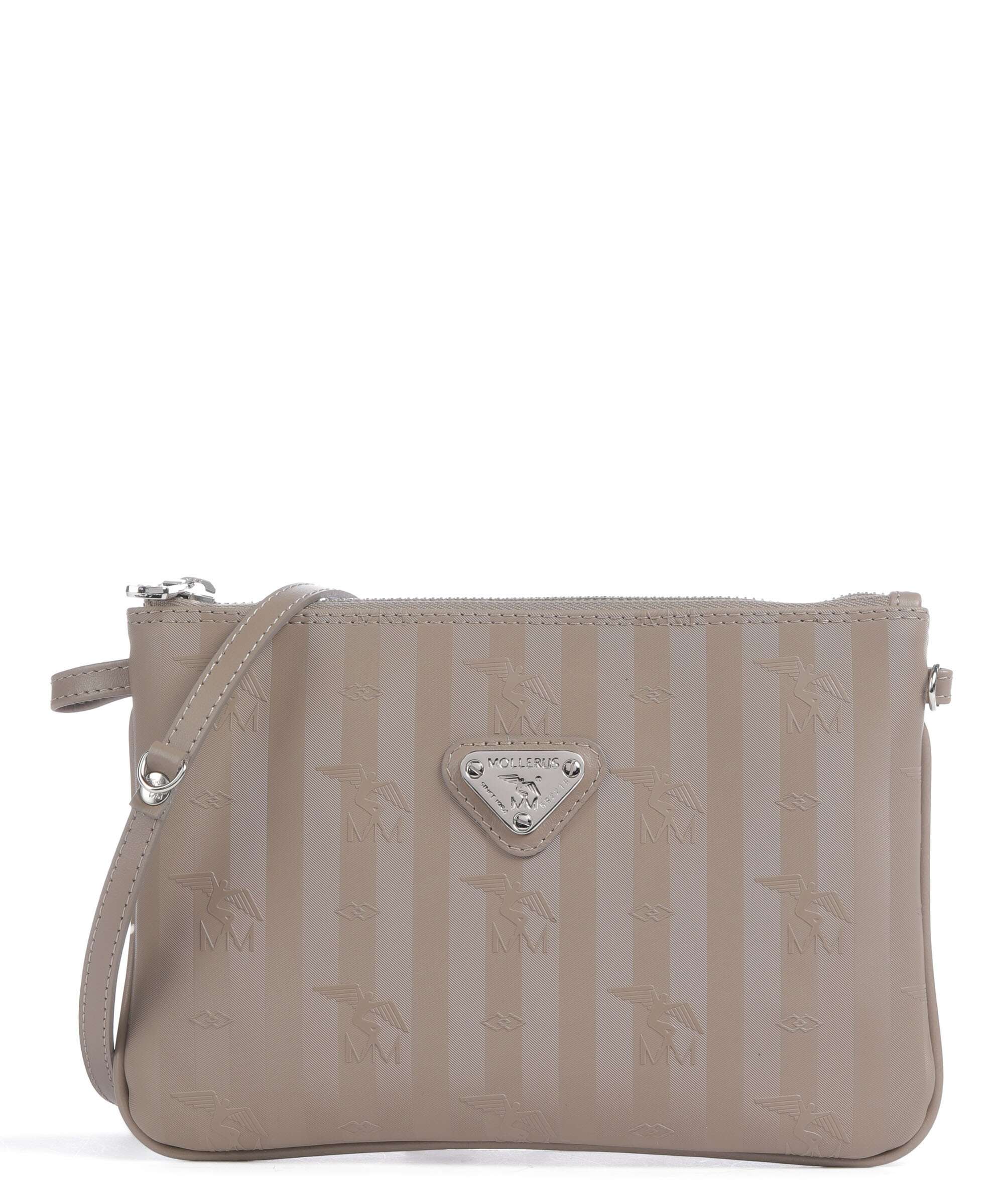 Maison Mollerus Vinerus Tamins Crossbody bag taupe/grau