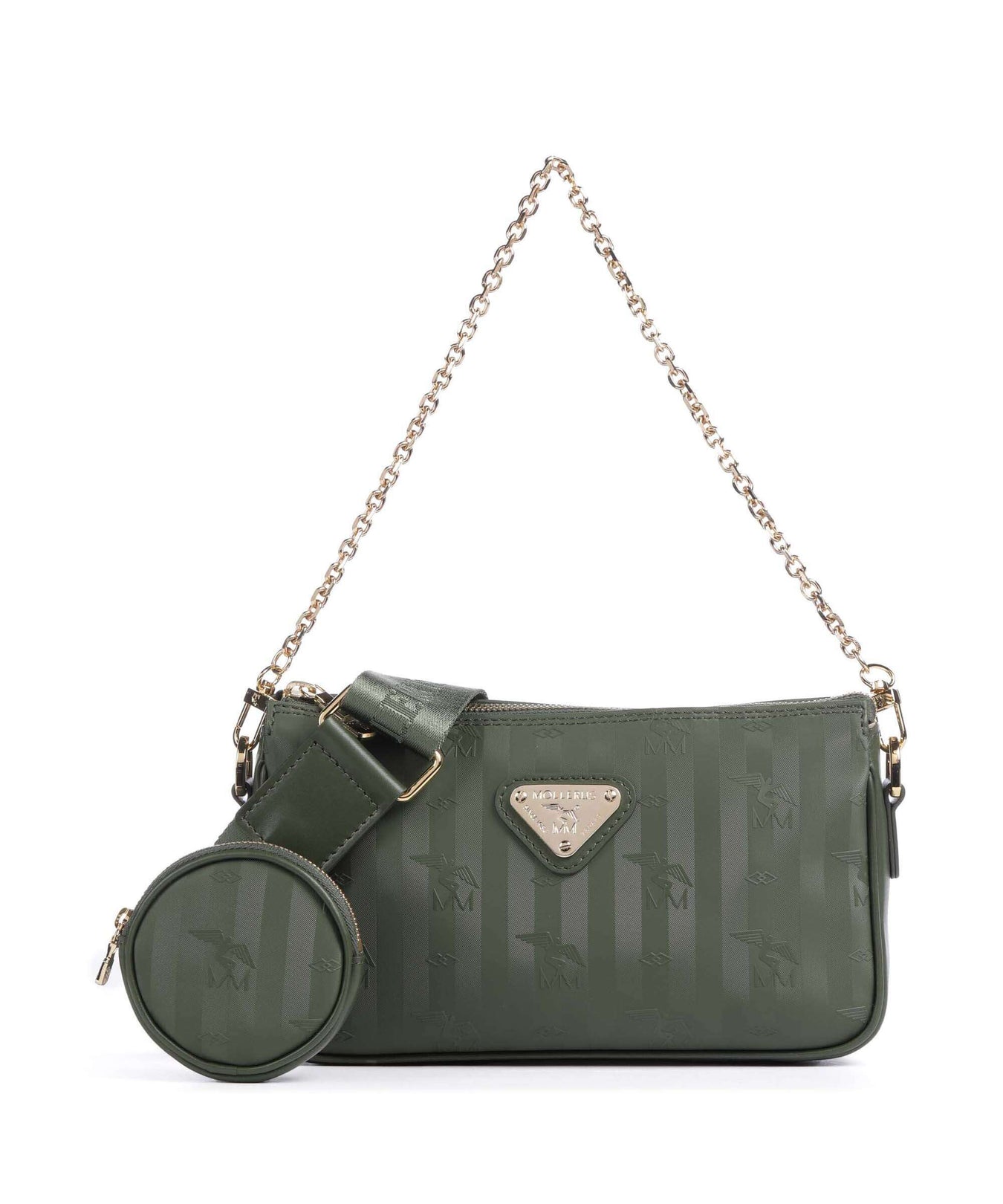 Maison Mollerus Vinerus Zell Shoulder bag olive grün
