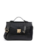 Maison Mollerus Croco Marly Handbag classic schwarz