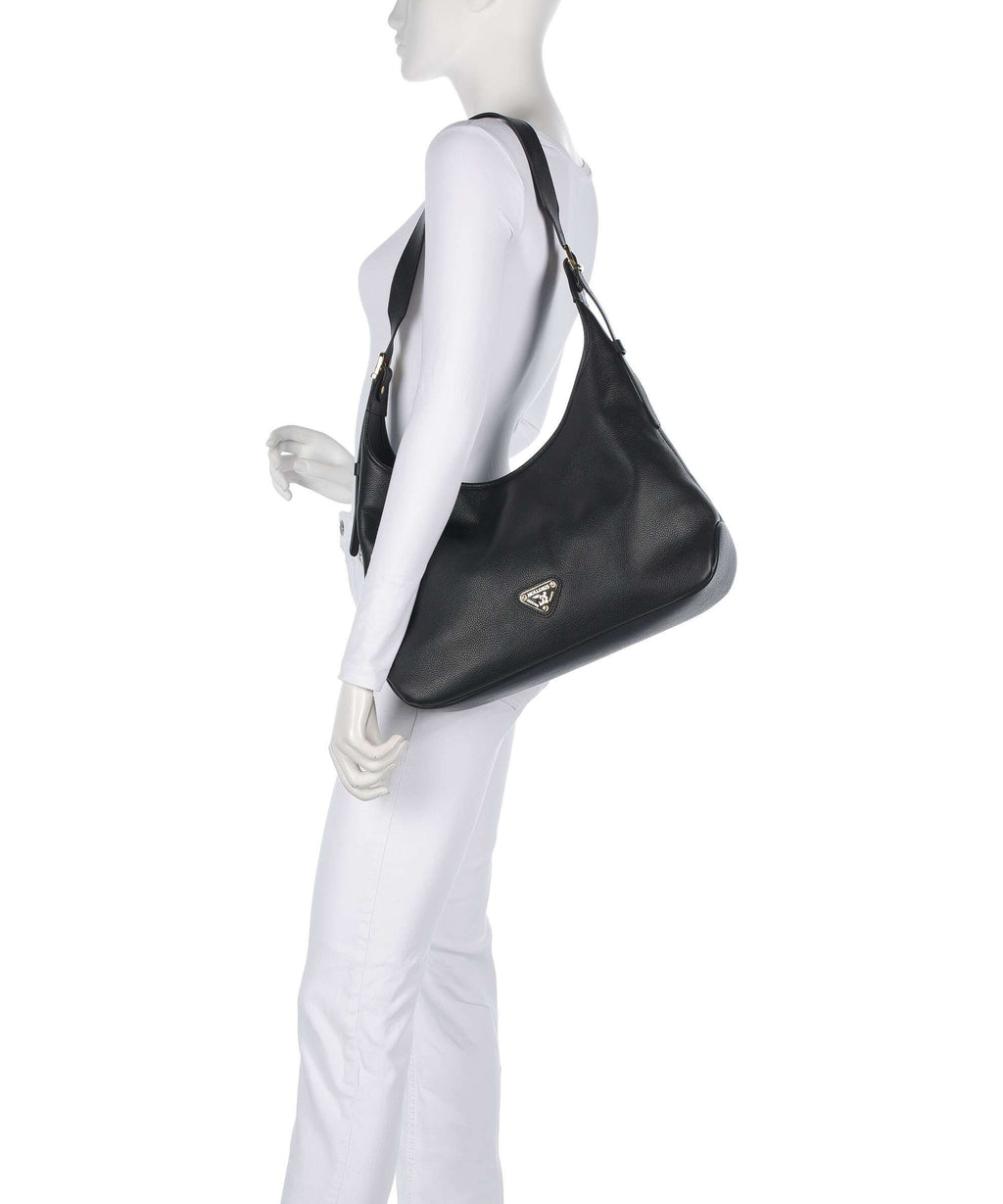Maison Mollerus Mendrisio Hobo bag schwarz