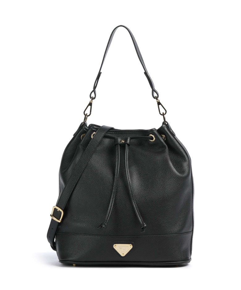 Maison Mollerus Stampato Niesen Bucket bag classic schwarz