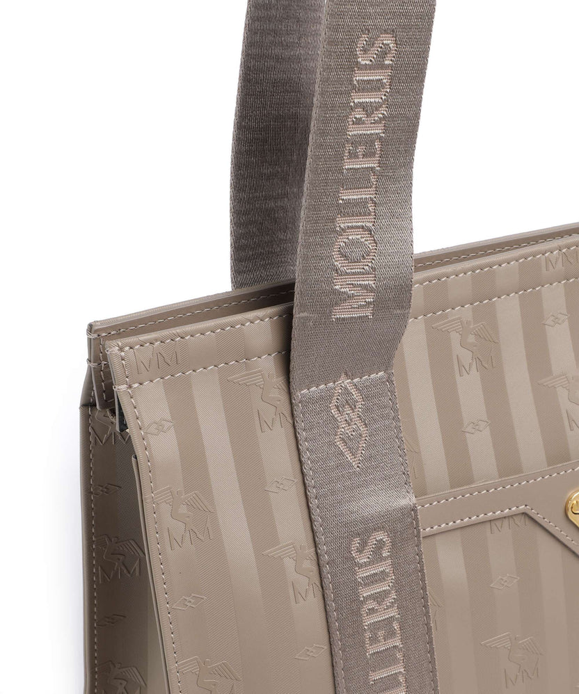 Maison Mollerus Vinerus Berlin Tote bag taupe grau