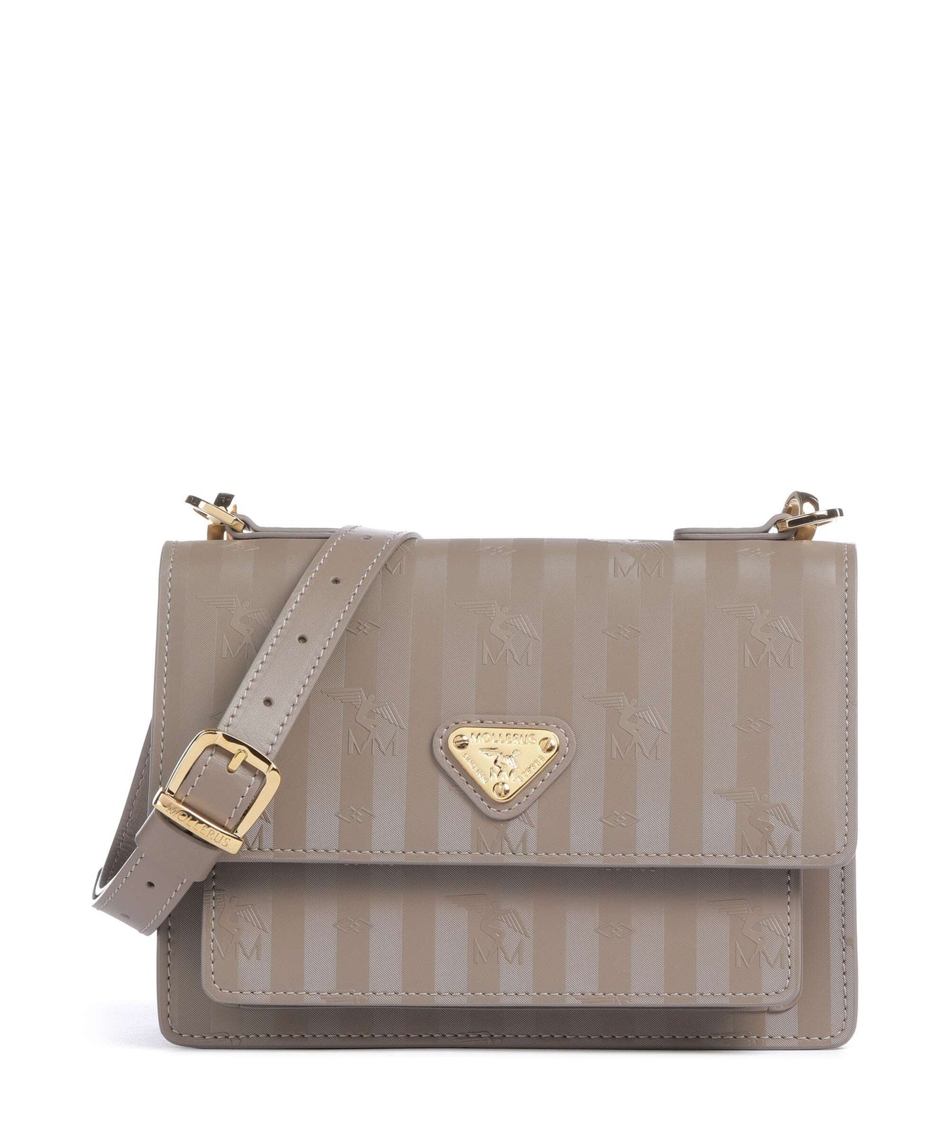 Maison Mollerus Vinerus Ursy Crossbody bag taupe grau