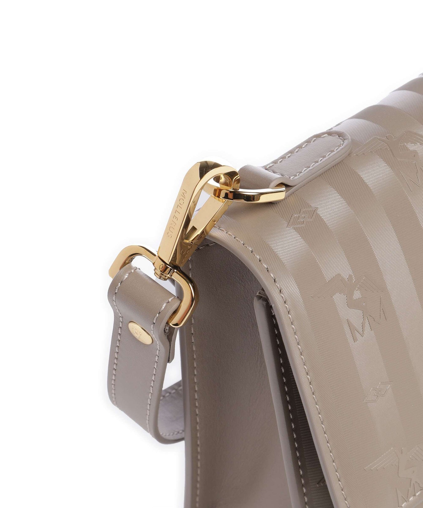 Maison Mollerus Vinerus Ursy Crossbody bag taupe grau