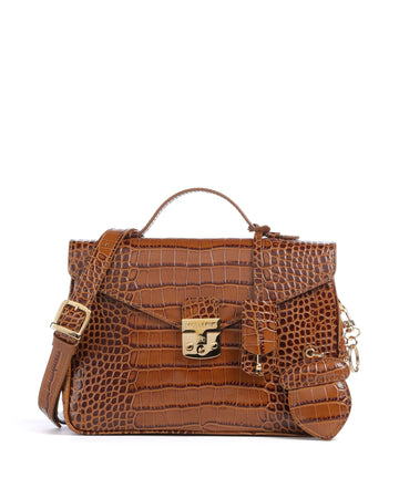 Maison Mollerus Croco Marly Kabelka honey braun