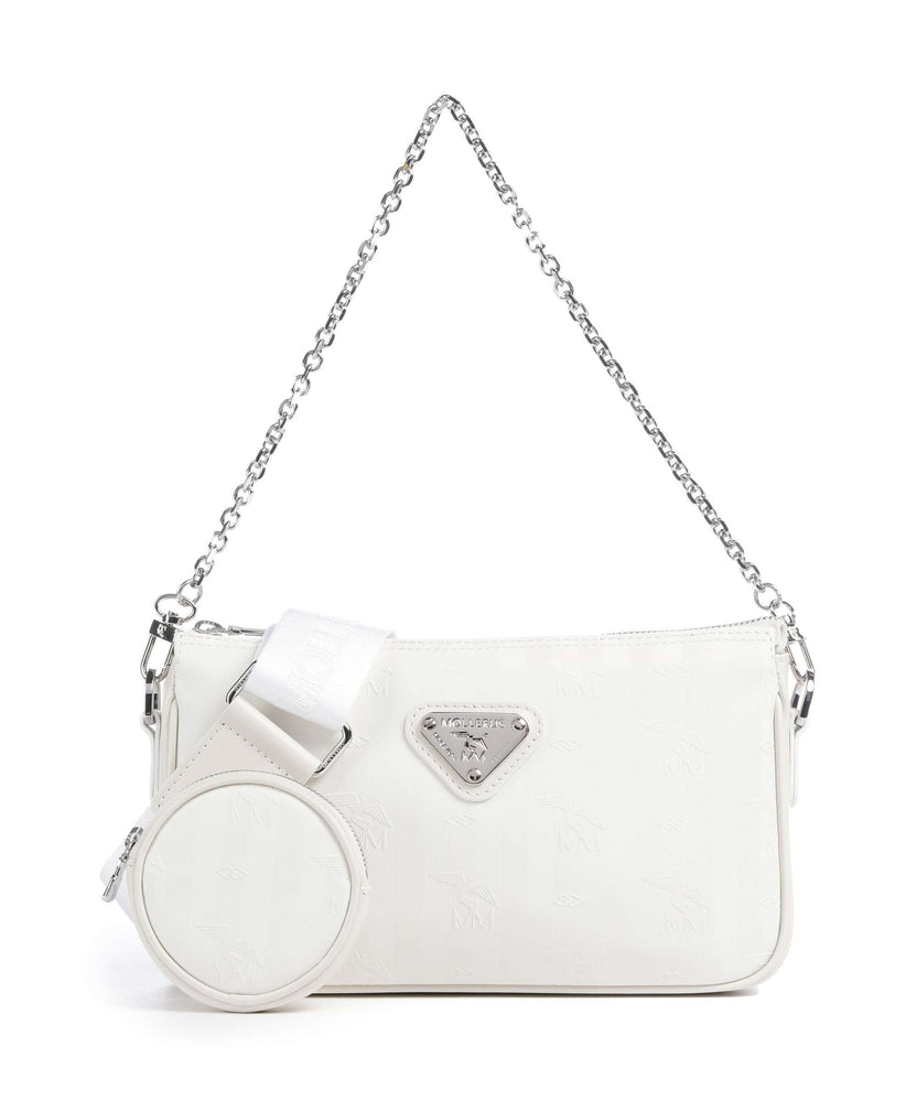 Maison Mollerus Vinerus Zell Shoulder bag snow weiss