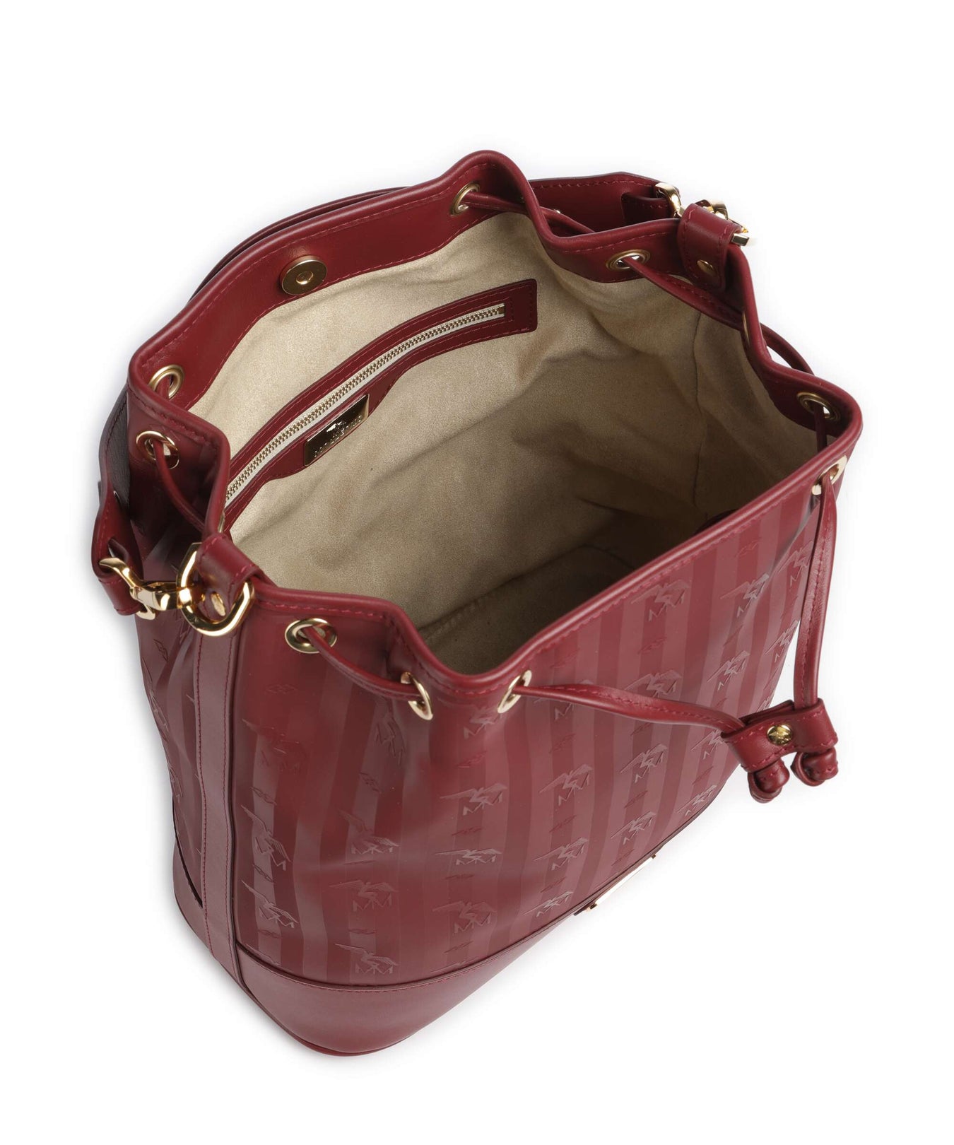Maison Mollerus Vinerus Niesen Bucket bag antique rot