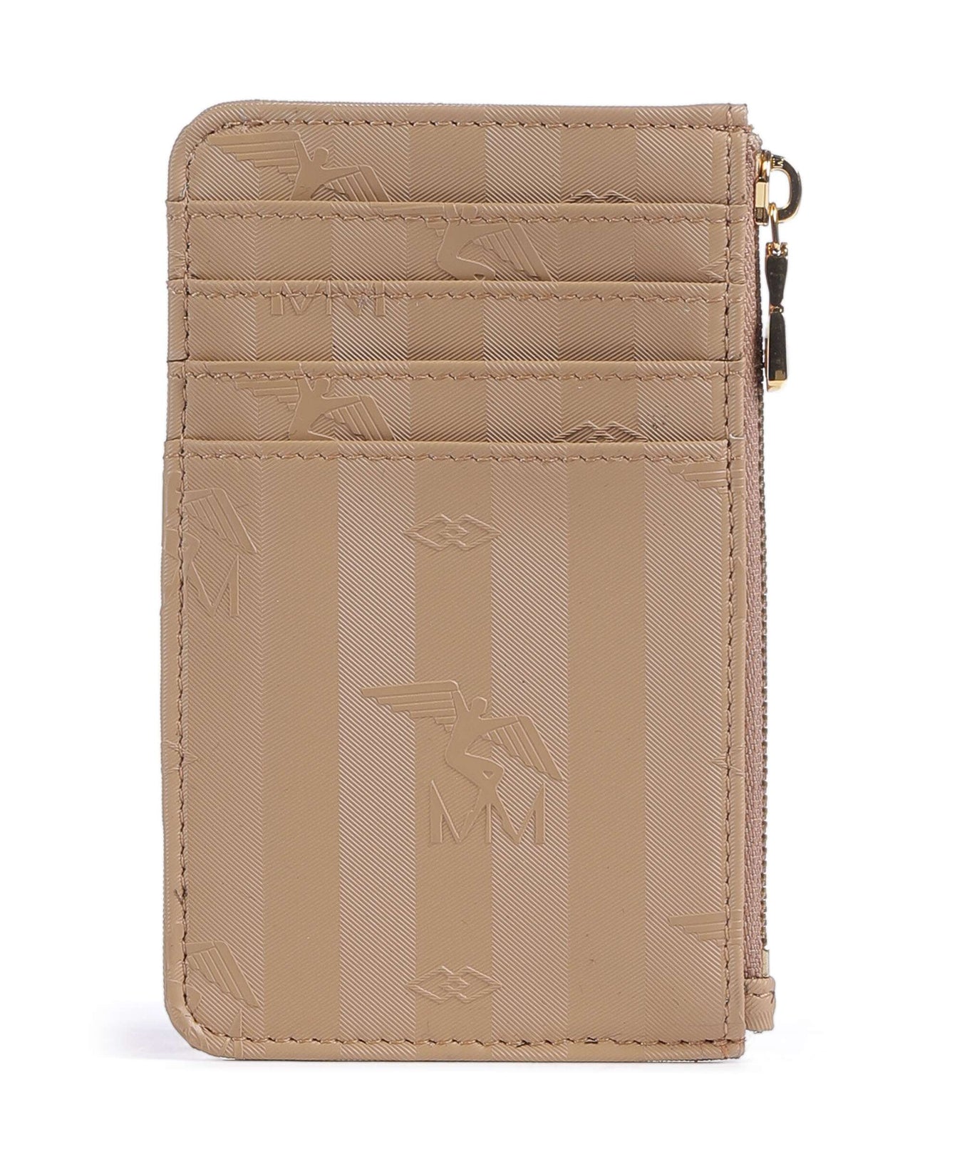 Maison Mollerus Vinerus Gy Credit card holder cappuccino beige