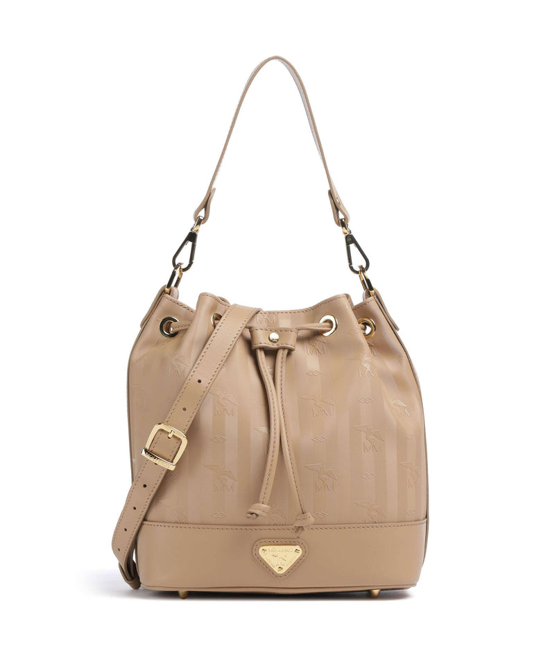 Maison Mollerus Vinerus Sion Bucket bag cappuccino beige