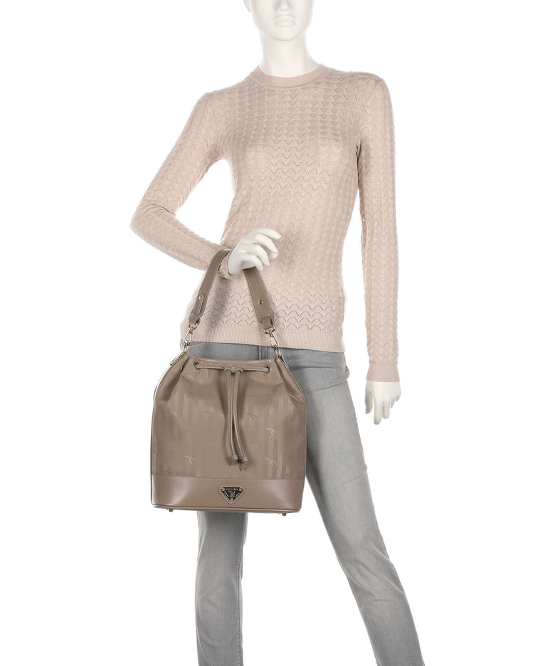Maison Mollerus Vinerus Niesen Bucket bag taupe