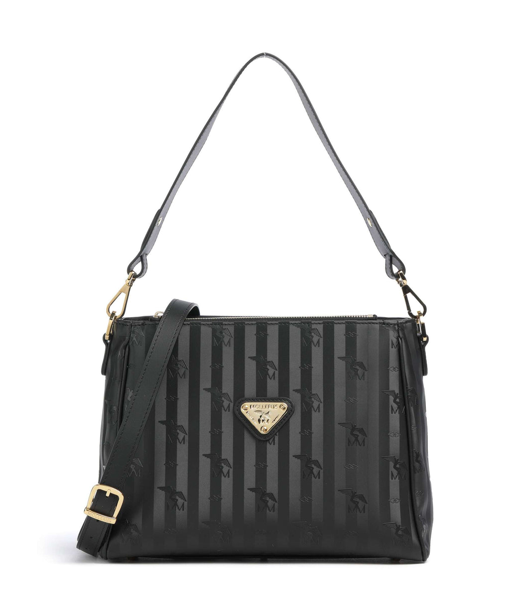 Maison Mollerus Vinerus Nods Shoulder bag schwarz