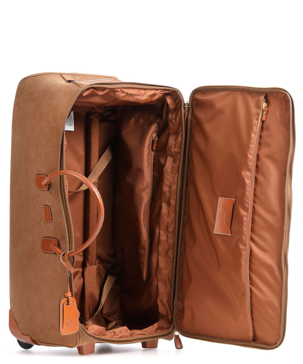 Brics Life Travel bag with wheels camel