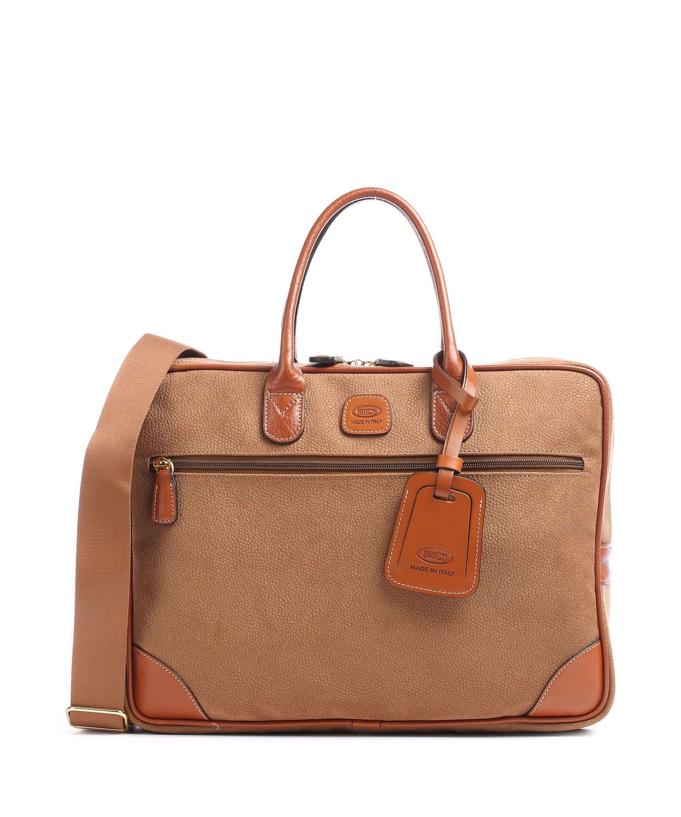 Brics Life Briefcase camel