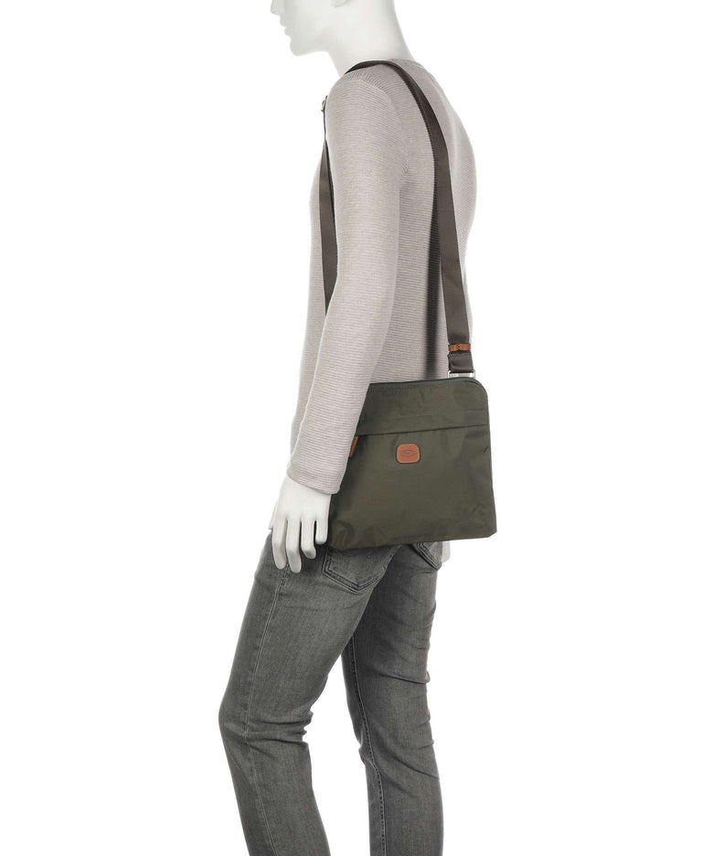 Brics X-Collection Crossbody bag oliva