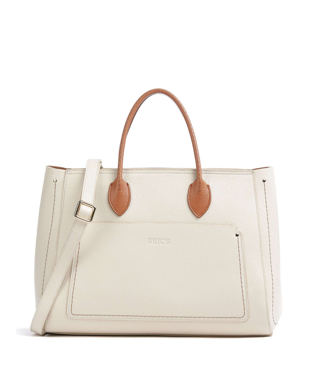 Brics Gondola Tulipano Handbag cream/caramel