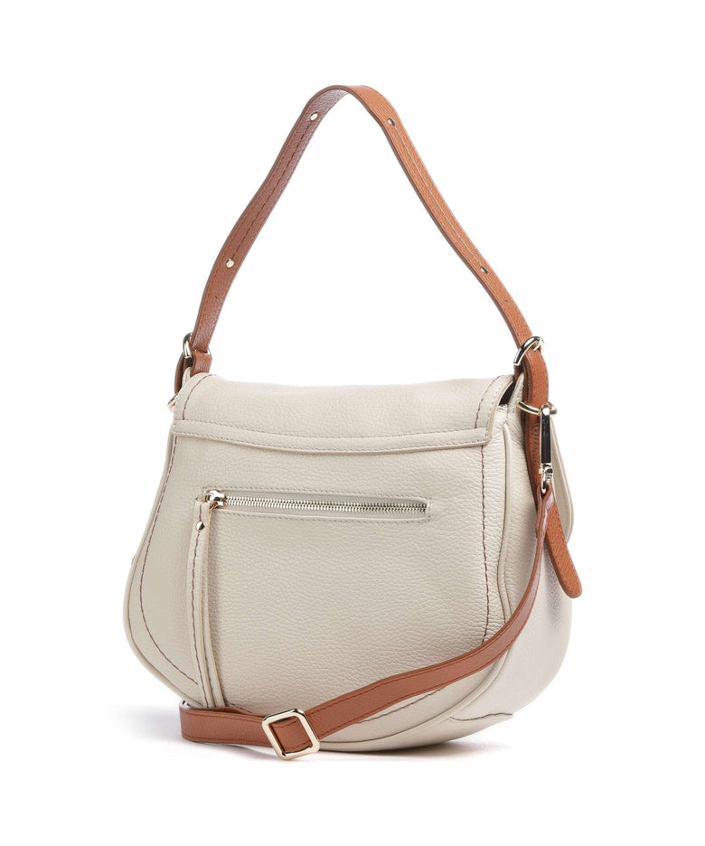 Brics Gondola Stella medium Shoulder bag cream/caramel