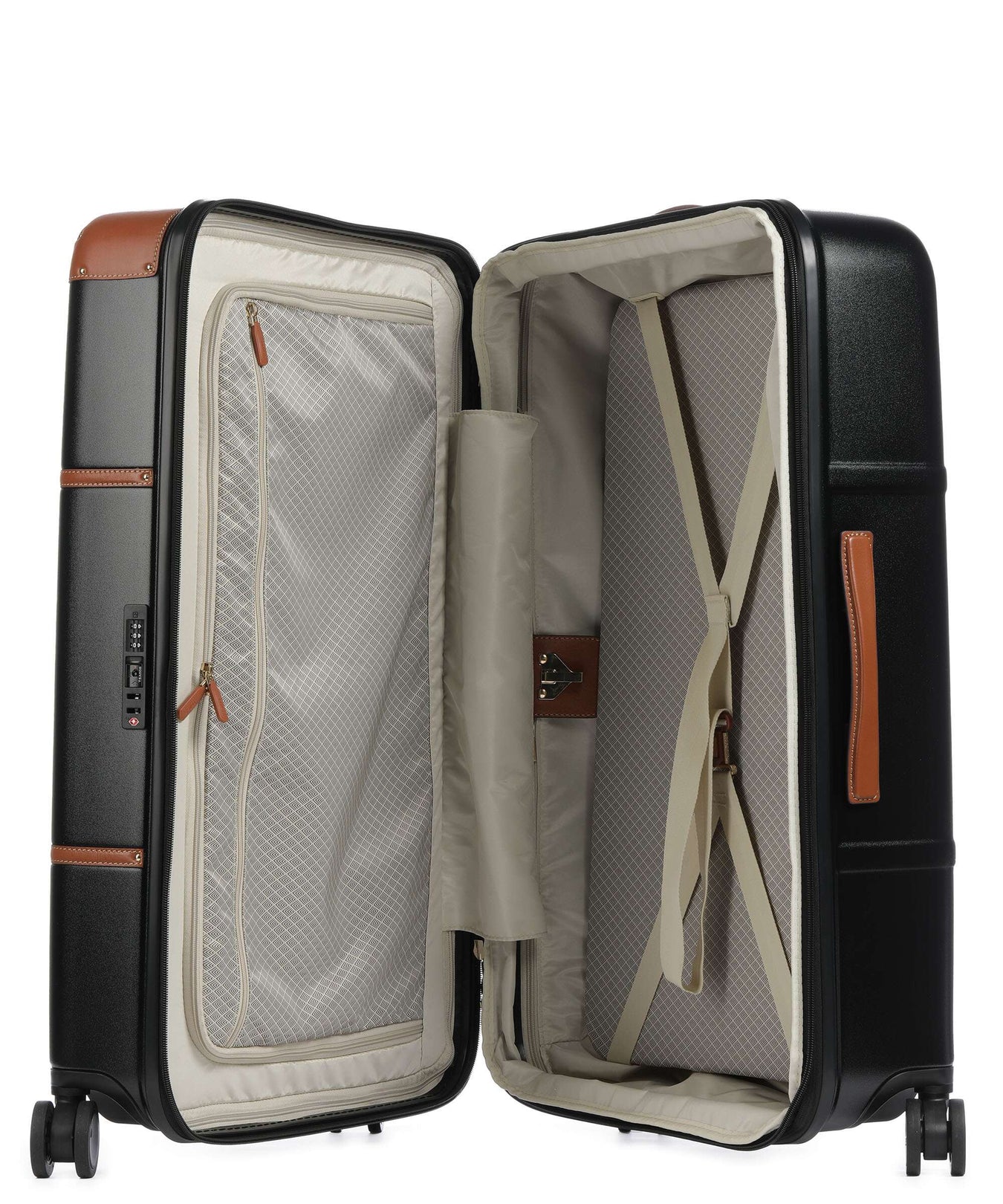 Brics Bellagio Spinner (4 wheels) black/tan