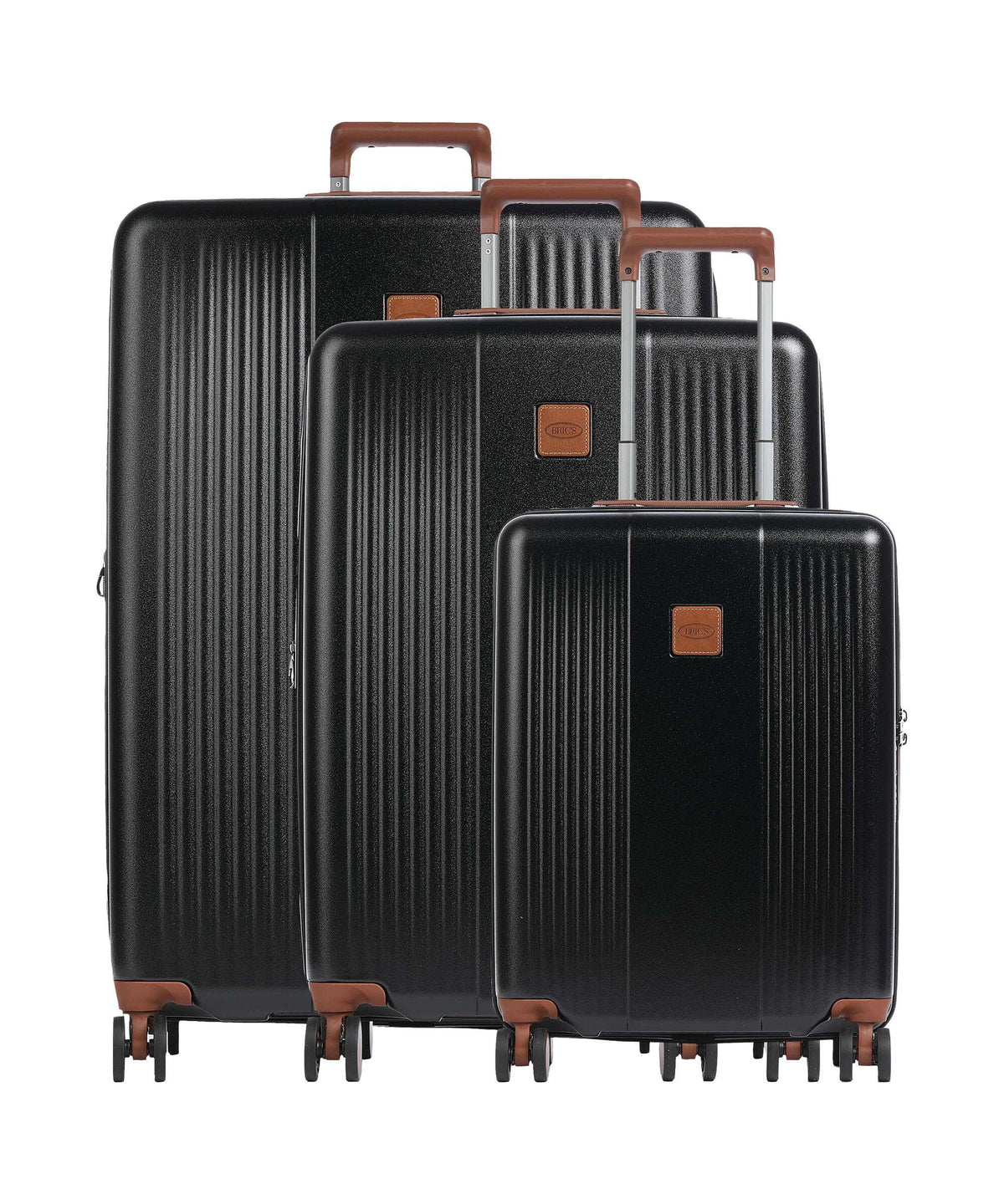 Brics Ferrara Suitcase set (4 wheels) black 