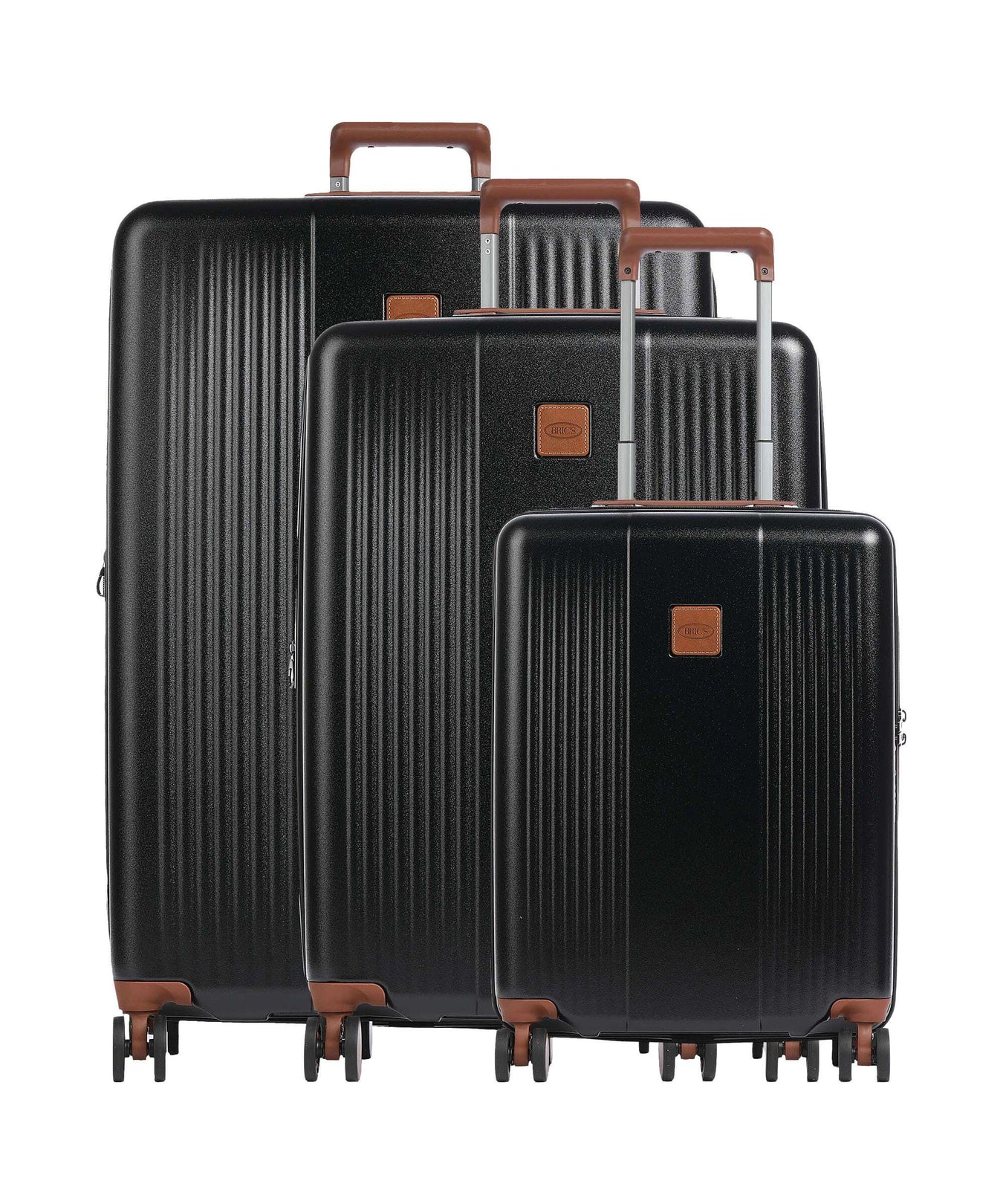 Brics Ferrara Suitcase set (4 wheels) black 