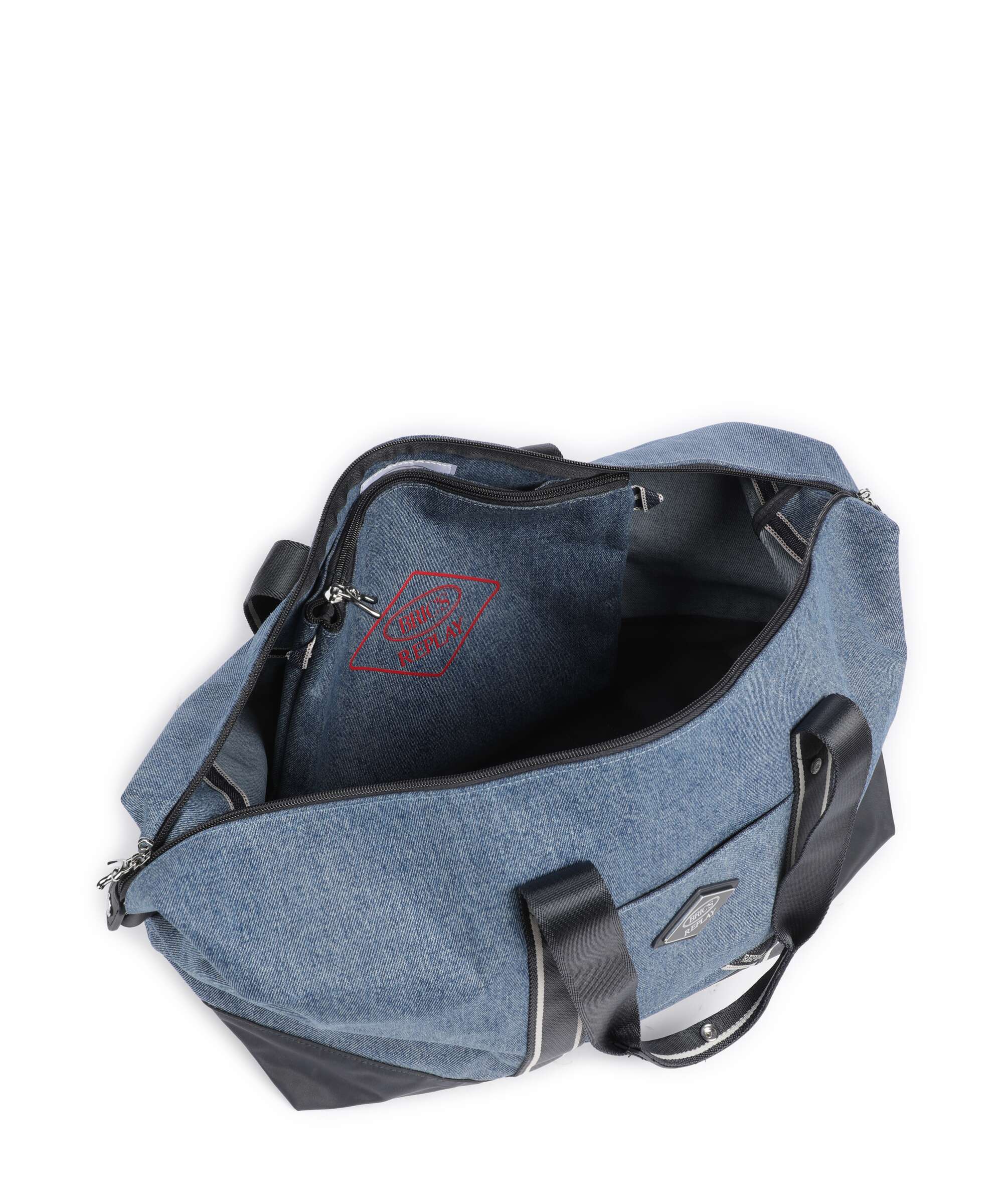 Brics Replay Medium Weekend bag light denim