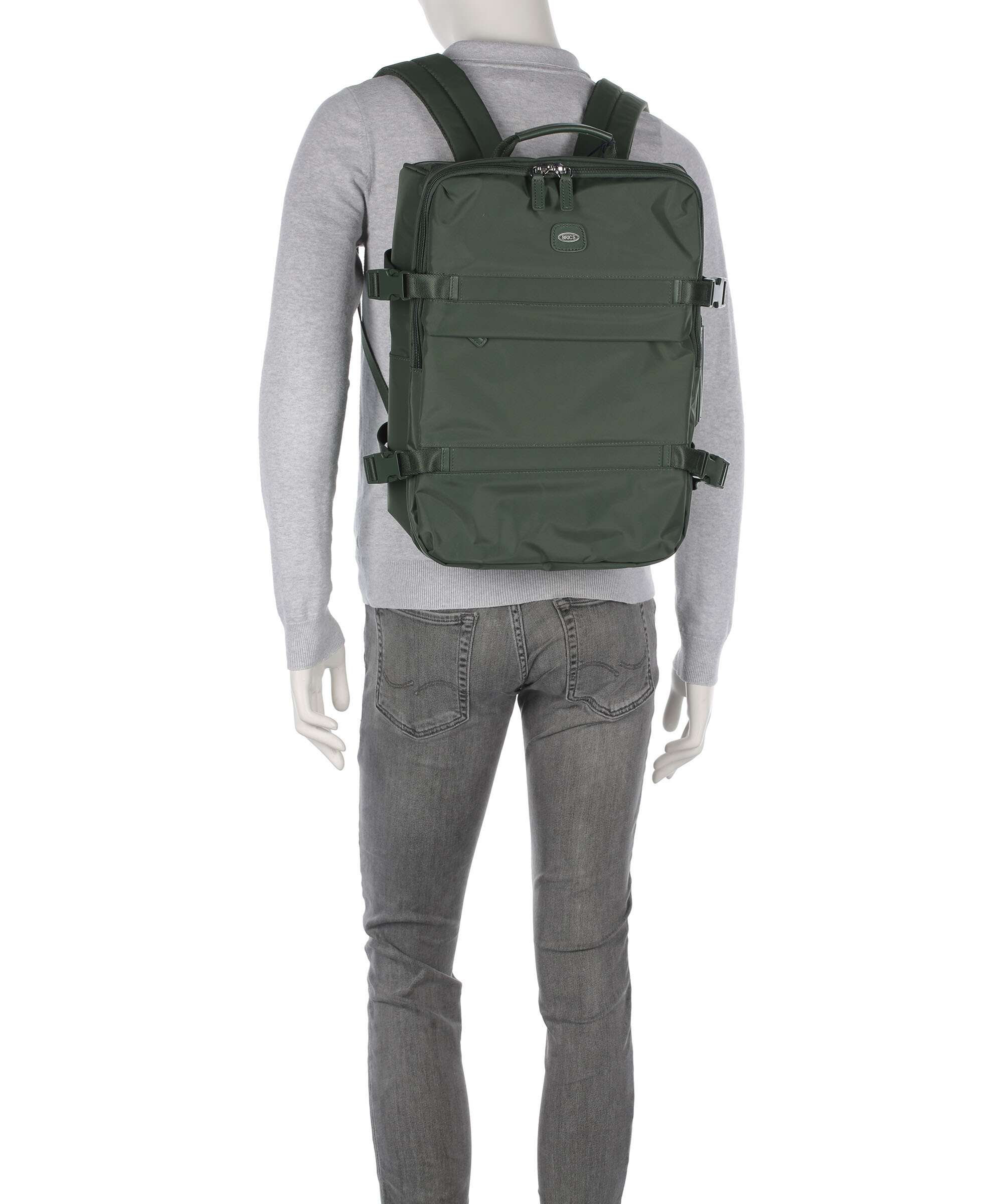 Brics Positano Soft Travel backpack emerald